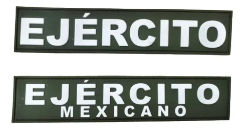 comprar Parches Tácticos Militares Ejército Mexicano Verde Chaleco