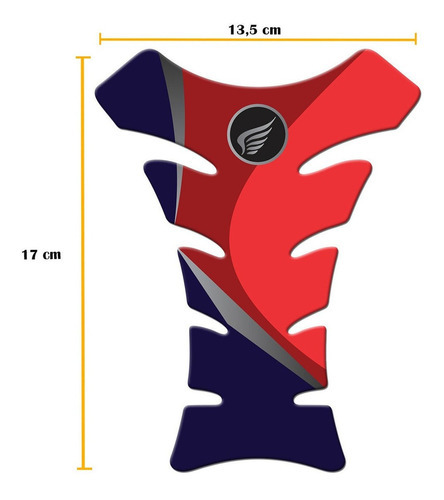 Protetor De Tanque Universal Repsol Vermelho Tank Pad