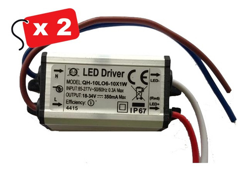 Led Driver 10w Entrada 110v  Powerleds