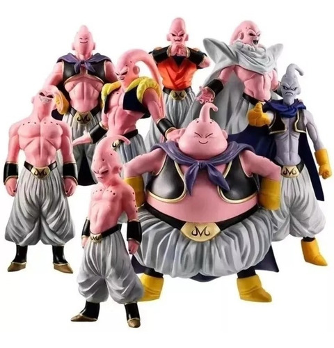 Set 8 Piezas Majin Boo Transformaciones Dragon Ball Z 10cm