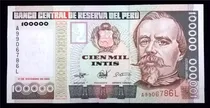 Comprar Intis De Colección 100000 Intis - Francisco Bolognesi Nuevo