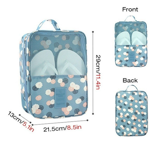 Imagen 4 de 9 de Bolsa Organizadora De Viaje Para Zapatos Super Promoción