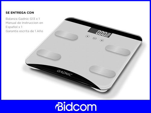 Balanza Para Personas Gadnic Digital Eléctrica Peso Corporal