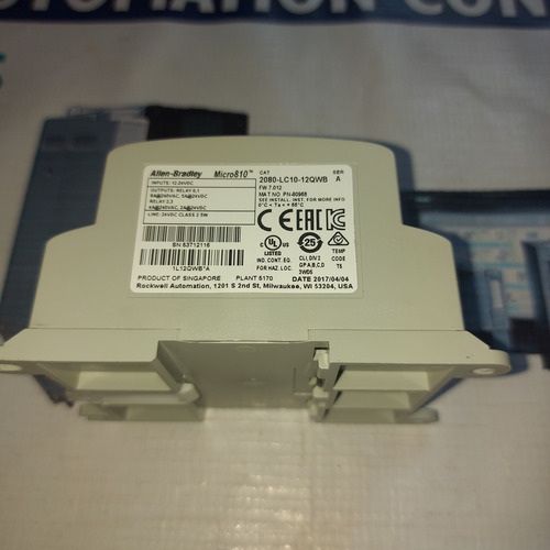 Allen Bradley 2080-lc10-12qwb Micro810 Plc (Usado)