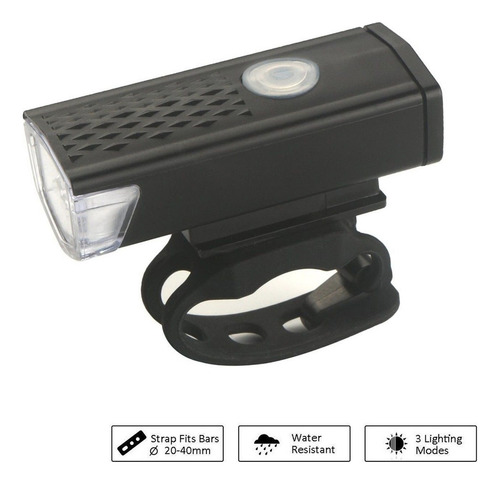 6pz Luz Bicicleta Accesorios Usb Recargable Delantera Trasera Tigmanerung Negro