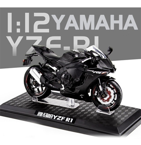 Rojo Moto De Colección Yamaha Yzf R1 Escala 1:12