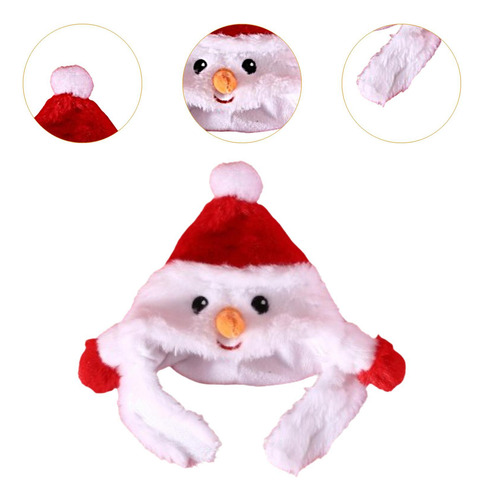 Gorro De Papá Noel Para Gato, Disfraz M Muñeco De Nieve