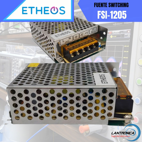 Imagen 4 de 8 de Fuente Switching 12v 5a Regulada C/ Protección Led Cctv 60w