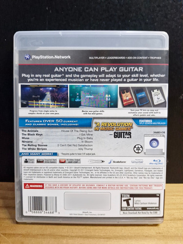 Rocksmith Ps3 Original Usado Playstation 3 (Usado)