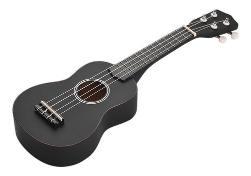 Ukelele Acústico Soprano, 21 In, Color Negro