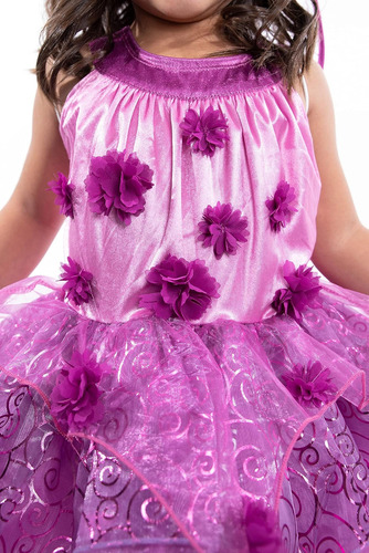 Disfraz De Hada De Flor Morada De Little Adventures (extragr