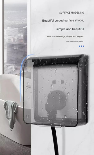 Y1m Protector De Enchufe Exterior Con Funda Impermeable De