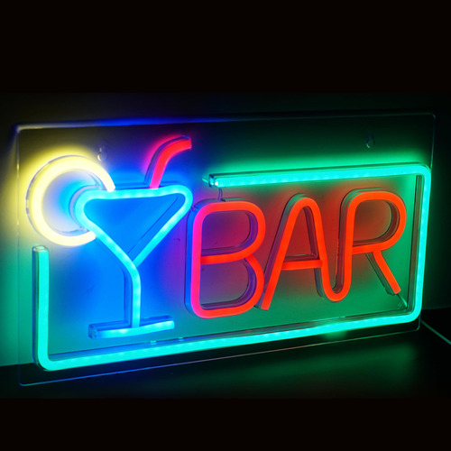 Letreros De Neon Para Coctel, Barra Acrilica De Alta Calidad