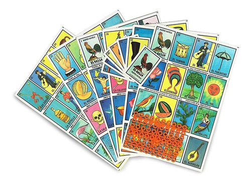 Lotería Mexicana Tradicional Tamaño Jumbo Juego De Mesa