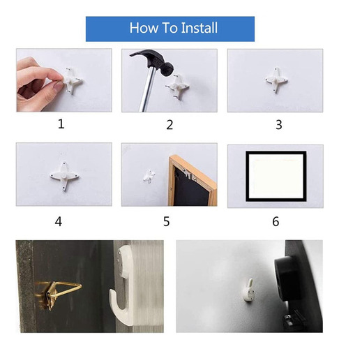 50 Screws For Invisible Nails, Wall Hooks, CoLG