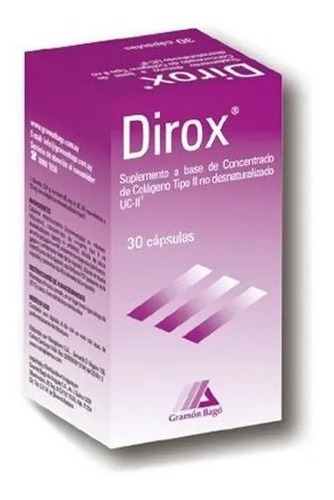 Dirox® X 30 Cápsulas | Colágeno Tipo Il No Desnaturalizado