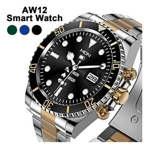 Reloj Inteligente Aw12 Bluetooth Con Información De Llamadas