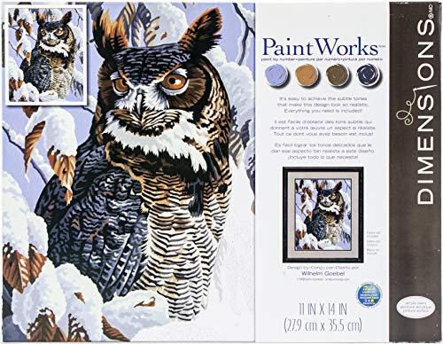 Dimensions 91476 Works Paint By Number Kit 11  X 14  - Reloj