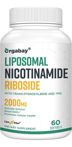 Nicotinamida Ribosida Liposomal 1500 Mg Con Tmg Y Pterostibe