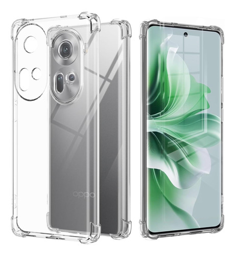 Case Funda Transparente Silicona Para Oppo Reno 11 5g