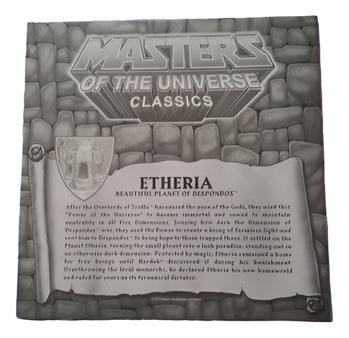 Master Of The Universe Mapa Etheria (Usado)