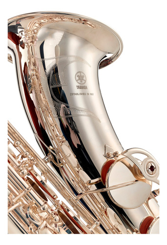 Sax Tenor Yamaha Yts480-s Plateado Llave De Fa Y Fa Frontal