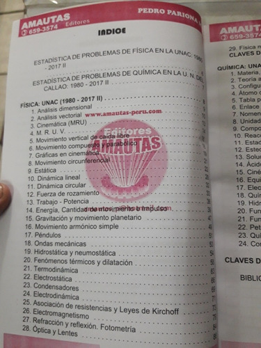 Imagen 2 de 10 de Libro Examenes Admision Universidad De Callao Fisica Quimica