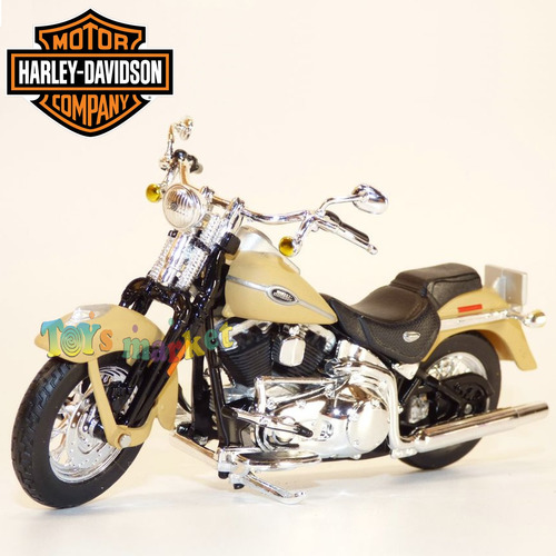 Moto Harley Davidson Escala 1:18 Colección De Metal Maisto