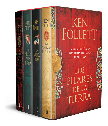 Estuche Saga Los Pilares De La Tierra - Follett, Ken  - *