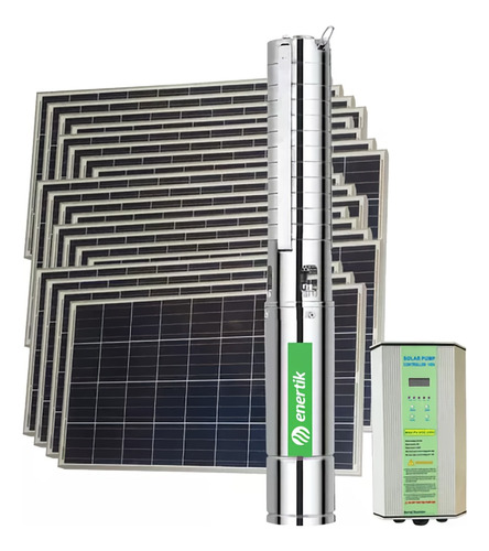 Bomba Solar Sumergible Centríf Bssc4-130-1500-150v + Paneles