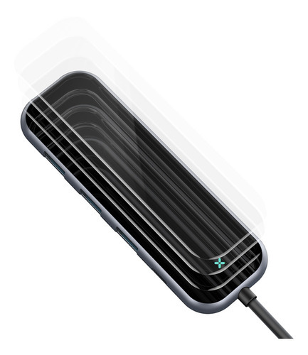Hub Adaptador Tipo-c A 3 Usb3.0+hd4k+pd Gris Baseus