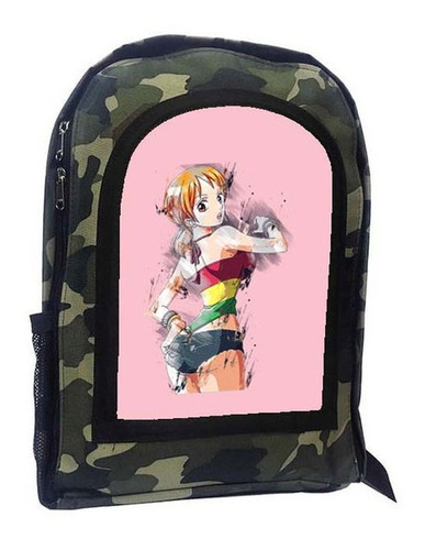 Mochila Camuflada One Piece A18