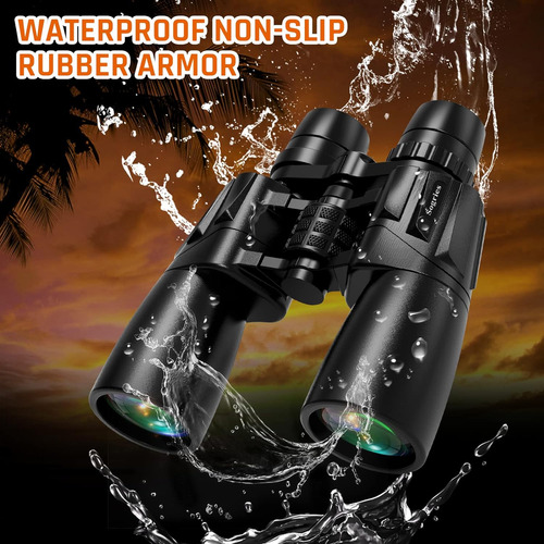 10-30x50 Zoom Binoculars For Adults, High Powered Military B
