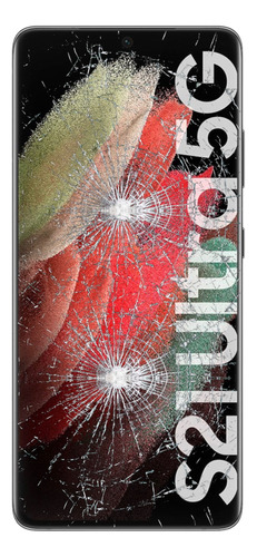 Cambio Vidrio Astillado De Pantalla Para Samsung S21 Ultra