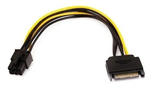Cable Adaptador Splitter Pcie A Sata Mineria X 10 Unidades
