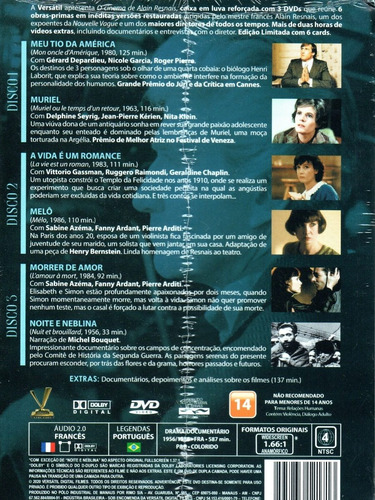 Imagem 2 de 2 de Dvd Box O Cinema De Alain Resnais - Versatil - Bonellihq Q20