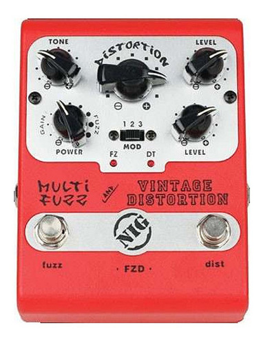 Pedal Fzd Multi Fuzz E Vintage Distortion - Alto Ganho