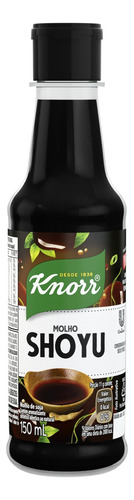 Molho shoyu Knorr sem glúten em frasco 165 g