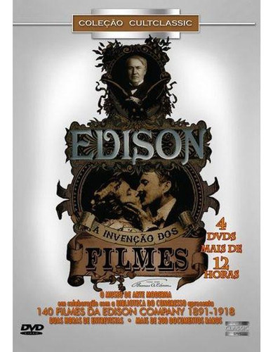 Dvd Box Edison A Invenção Dos Filmes 4 Discos