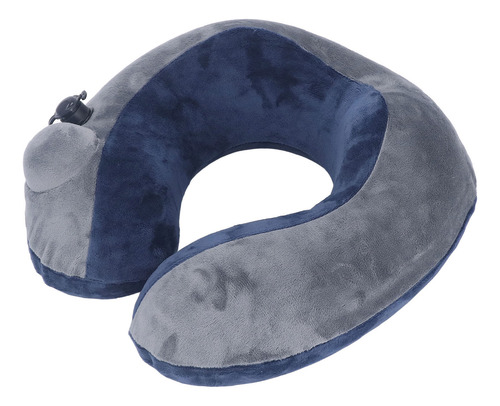 Almohada De Viaje Inflable Con Cadena De Cuello Portátil En