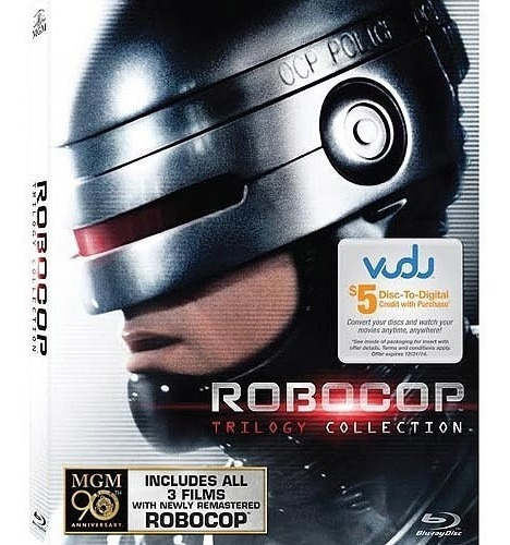 Blu-ray Robocop Trilogy / Incluye 3 Films