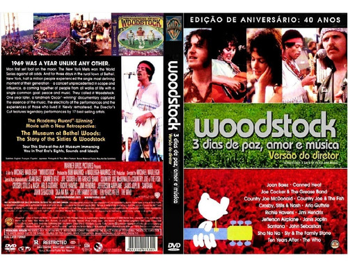 Imagem 1 de 7 de Dvd Shows Woodstok + Live Aid - Raríssimo (9dvds)