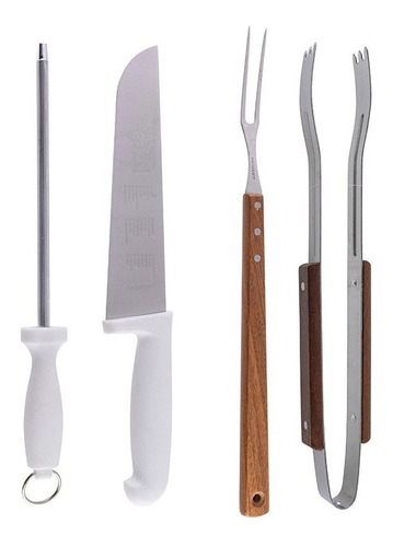 Kit Para Churrasco 4 Peças - Hauskraft