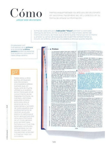 Imagen 5 de 6 de Diccionario Enciclopédico Bíblico Ilustrado Clie (tapa Dura)