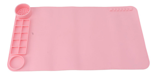 Alfombrilla De Silicona Para Manualidades, Color Rosa, 19.7