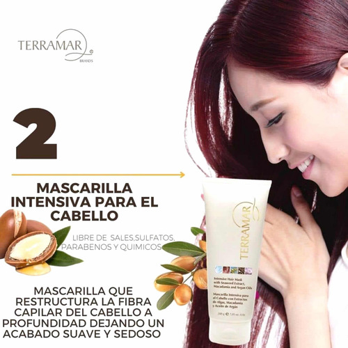 Set Capilar Intensivo Terramar Óleo + Shampoo + Mascarilla