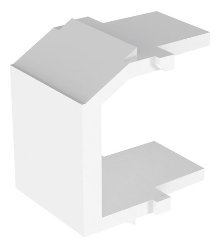 Modulo De Tapa Ciega (inserto Ciego) Tipo Keystone Blanco