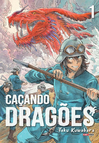 Caçando Dragões Vol 1 de Kuwabara Taku Editorial Panini Brasil LTDA capa mole em português 2019