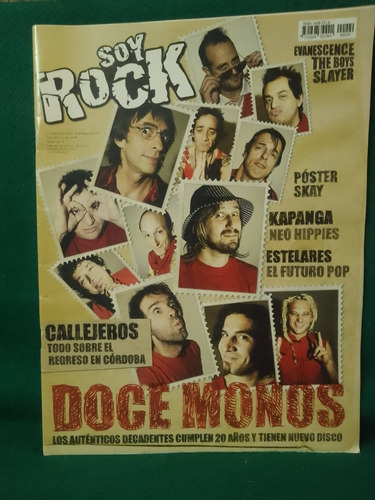 Revista Soy Rock 29 Autenticos Decadentes Callejeros Slayer (Usado)
