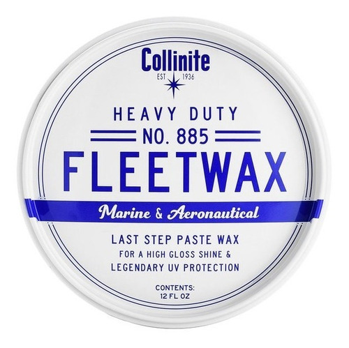 Collinite No. 885 Fleetwax Paste Last Step Wax Cera Marina